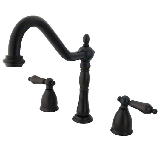 Heritage Widespread Kitchen Faucet in Oil Rubbed Bronze
