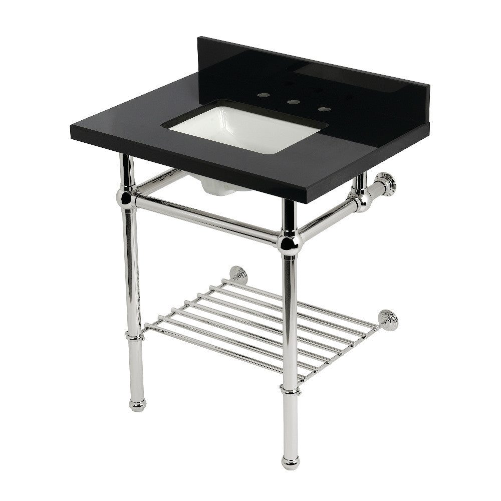 Templeton 30 Inch Console Sink in Polished Nickel