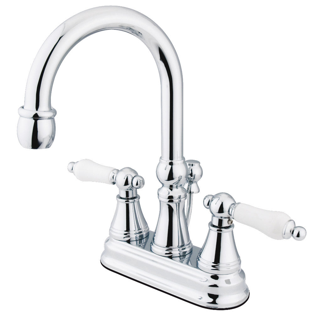 Governor 4 Inch Centerset Bathroom Faucet in Polished Chrome