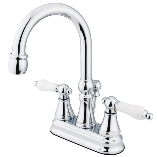 Governor 4 Inch Centerset Bathroom Faucet in Polished Chrome