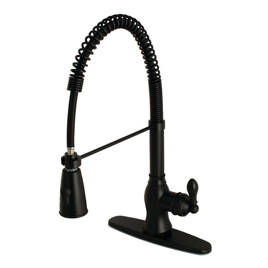 American Classic Pre-Rinse Kitchen Faucet in Matte Black