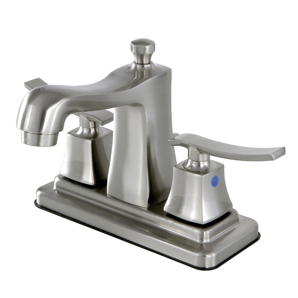 Queensbury 4 Inch Centerset Bathroom Faucet in Brushed Nickel
