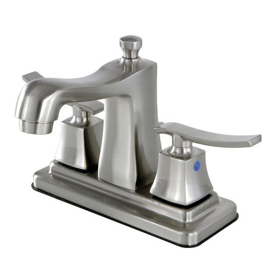 Queensbury 4 Inch Centerset Bathroom Faucet in Brushed Nickel