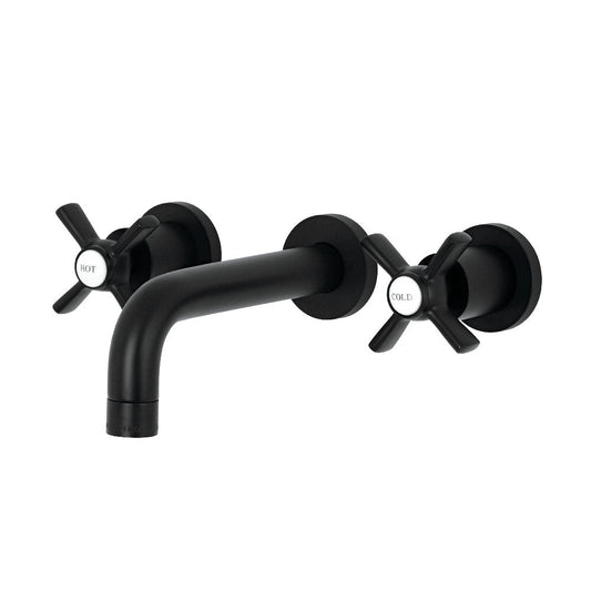 Millennium Wall-Mount Bathroom Faucet in Matte Black