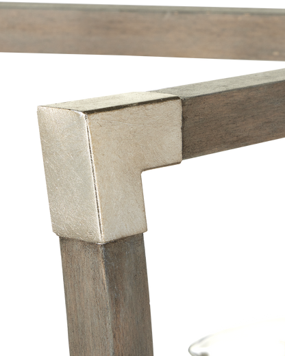 Bastian Small Gray Semi-Flush Mount