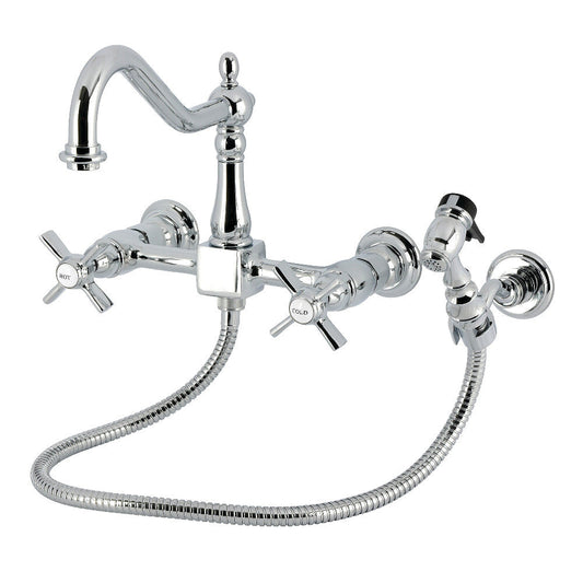 Millennium Wall Mount Kitchen Faucet in Polished Chrome