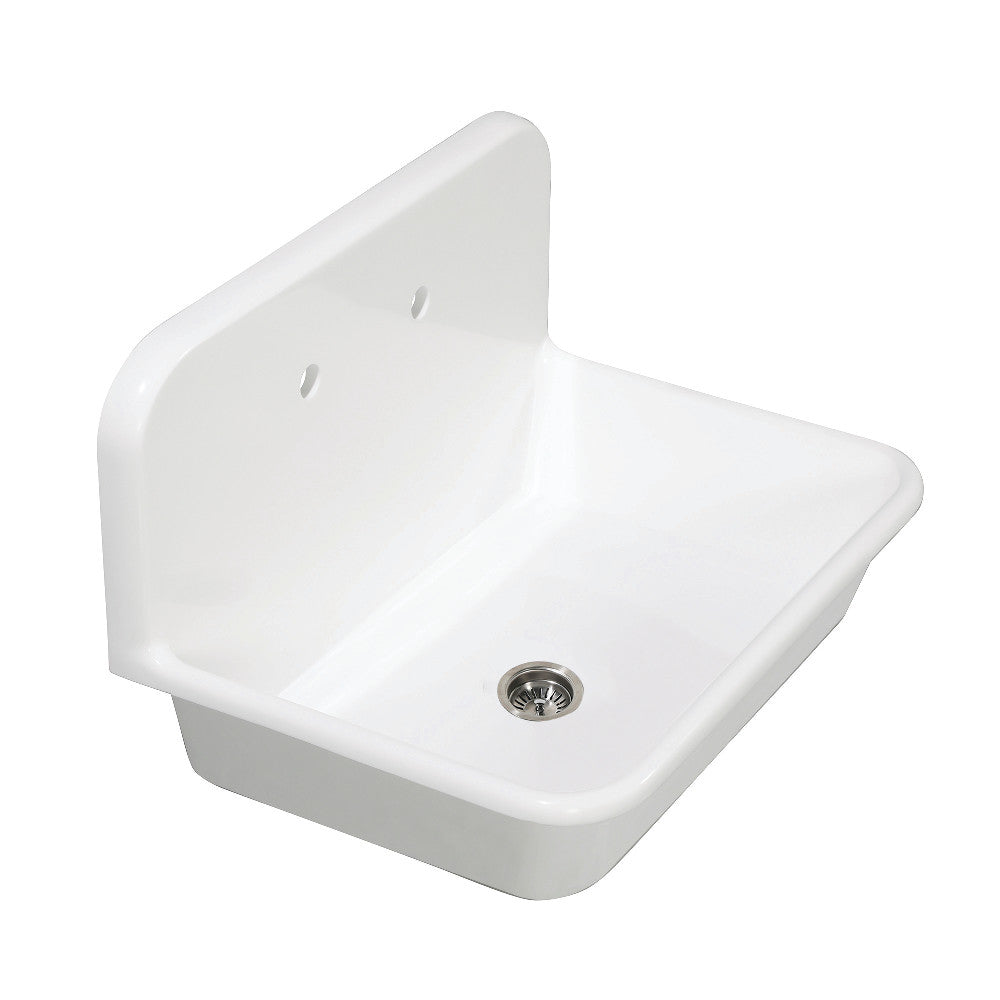 Arcticstone 30 Inch Drop-In Kitchen Sink in White