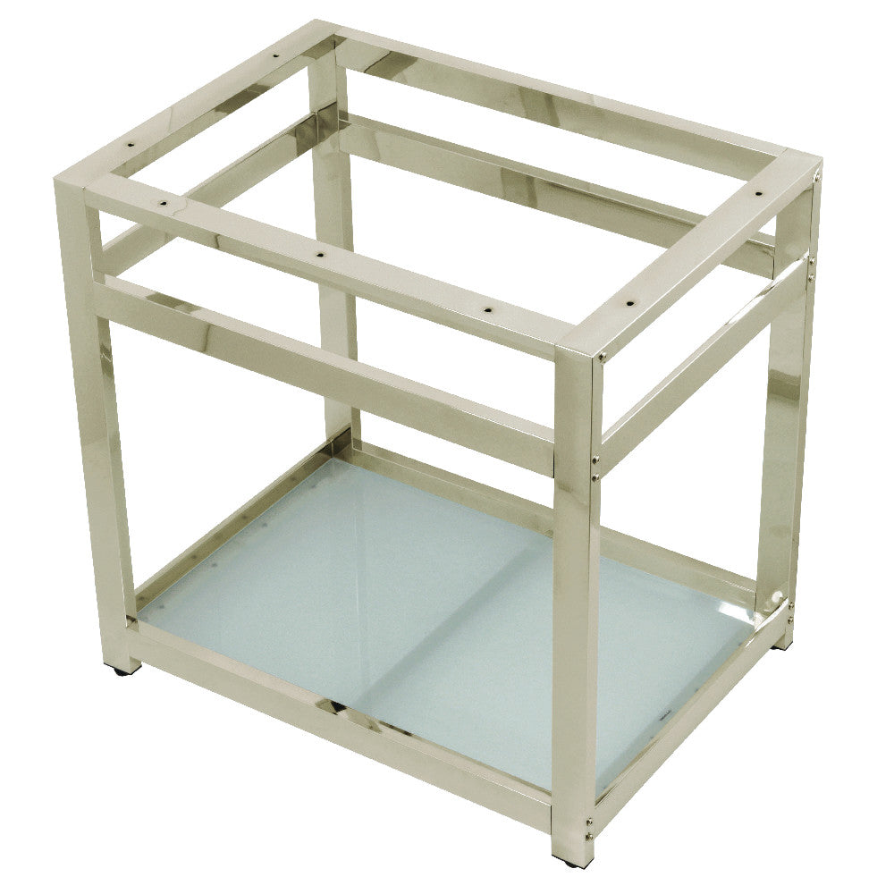 Kingston Commercial 31 Inch Console Sink in Polished Nickel