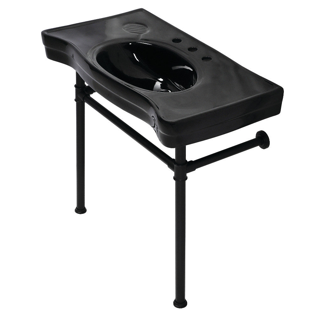 Imperial 35.81 Inch Console Sink in Black