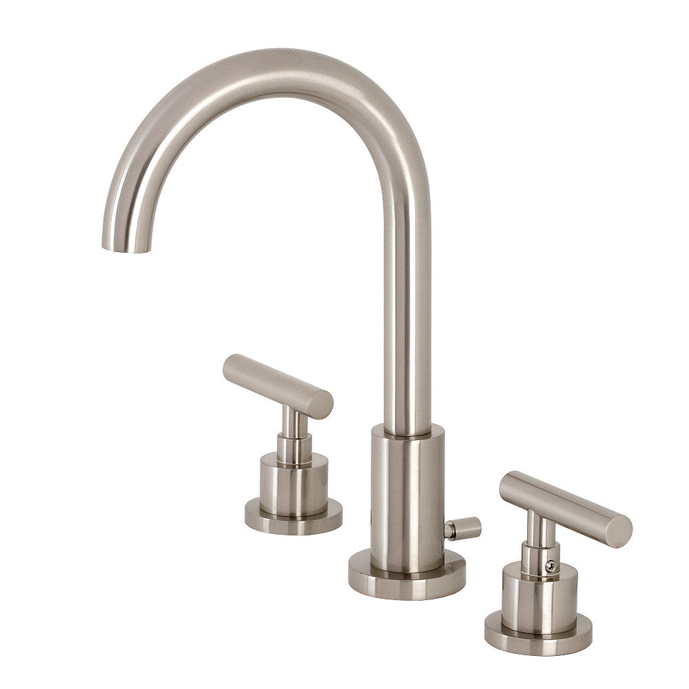 Manhattan Widespread Bathroom Faucet in Brushed Nickel