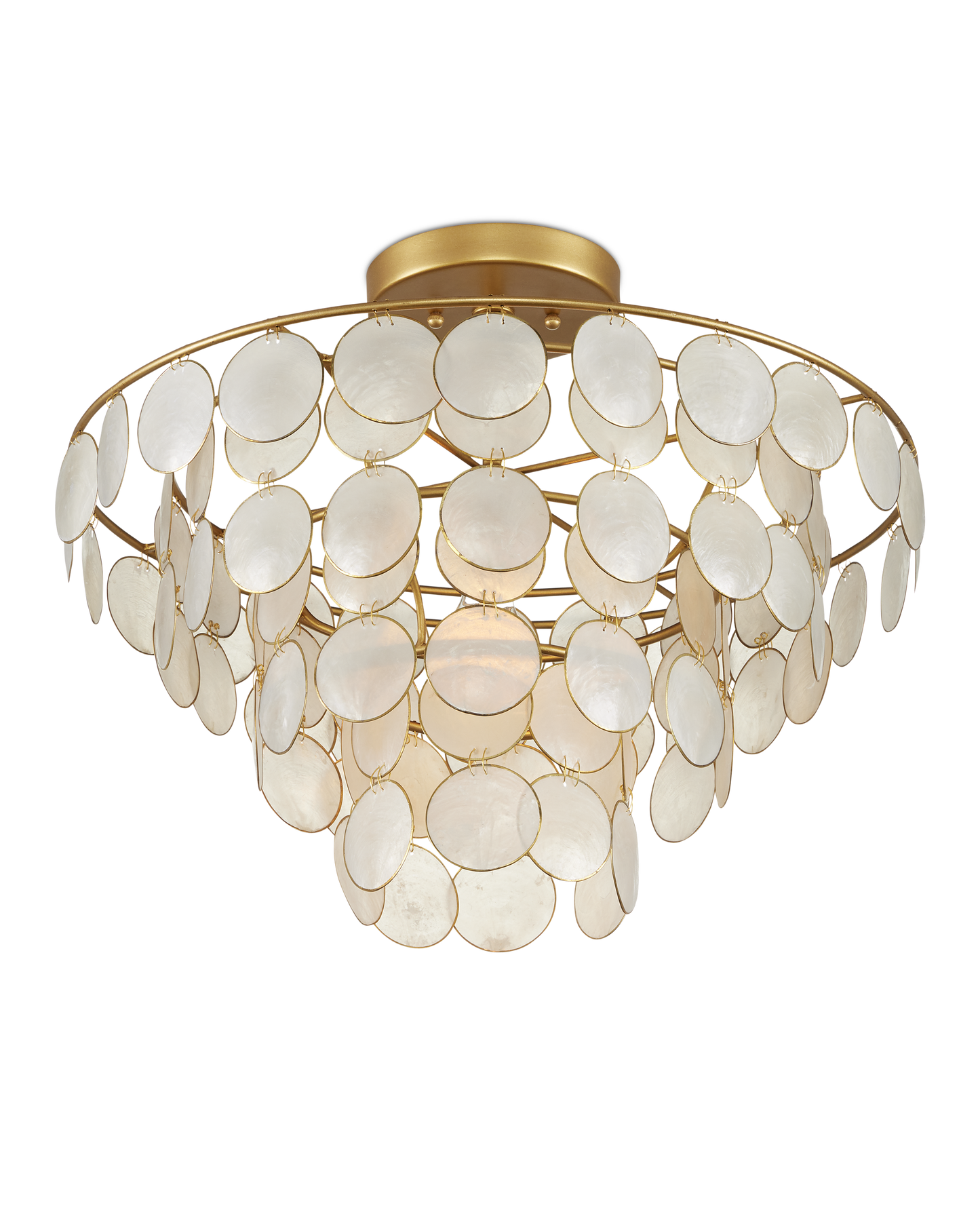 Bon Vivant Small Semi-Flush Mount