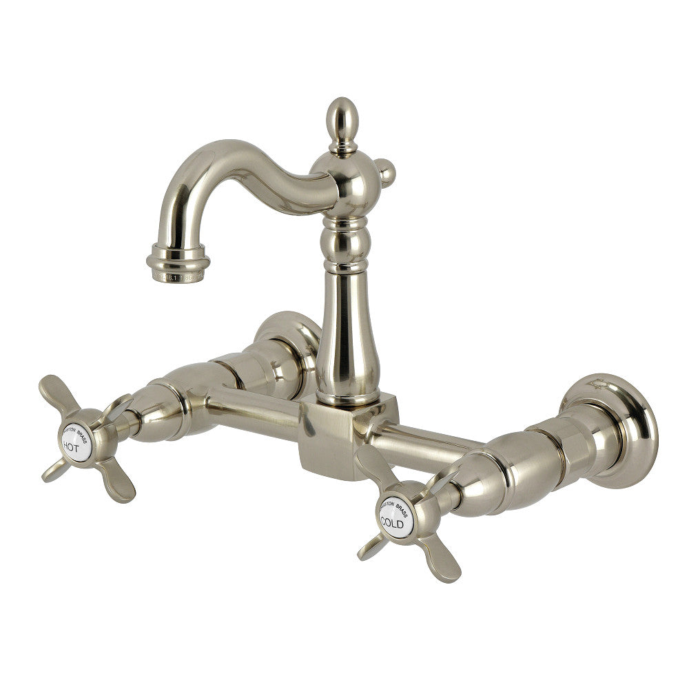 Essex Bridge Kitchen Faucet in Brushed Nickel