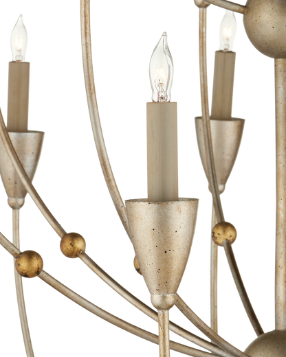 Paradox Silver Chandelier