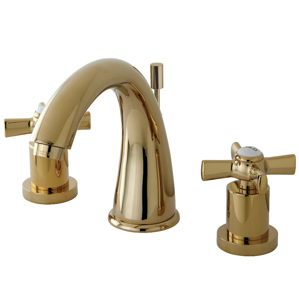 Millennium Widespread Bathroom Faucet in Polished Brass