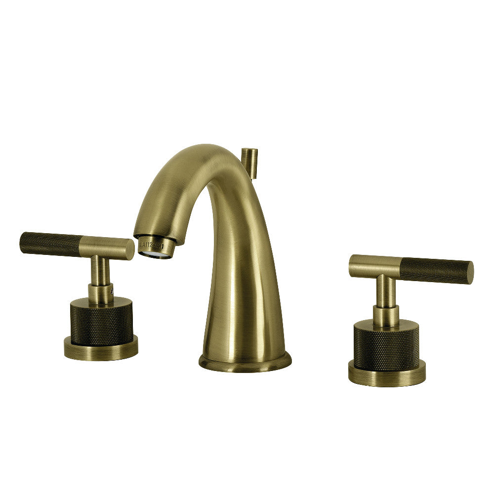 Convergent Widespread Bathroom Faucet in Antique Brass