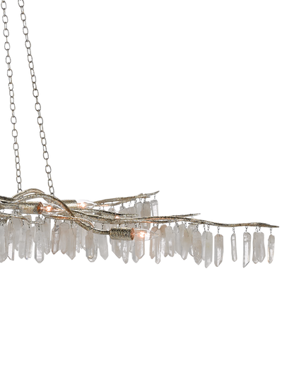 Forest Light Silver Chandelier
