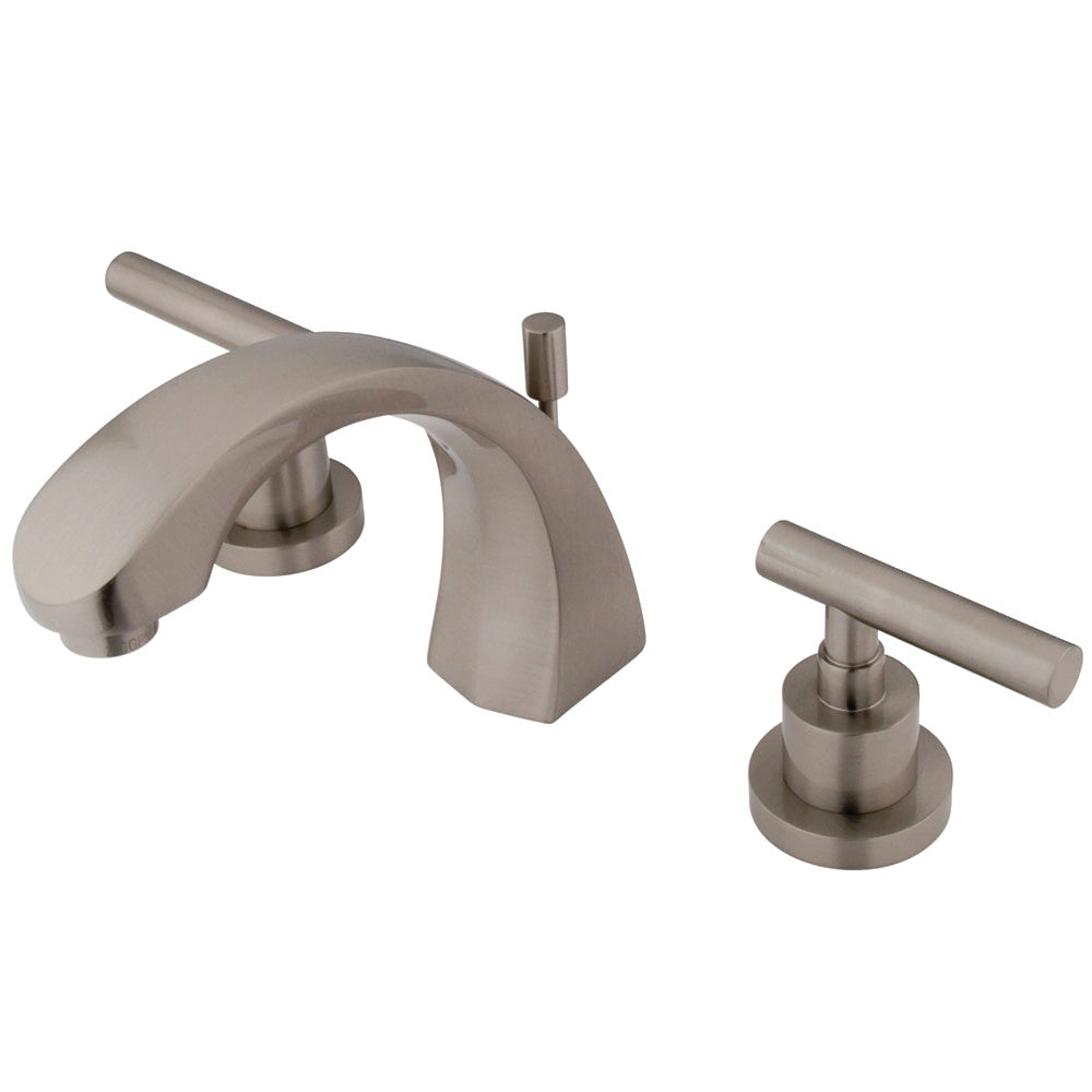 Manhattan Widespread Bathroom Faucet in Brushed Nickel