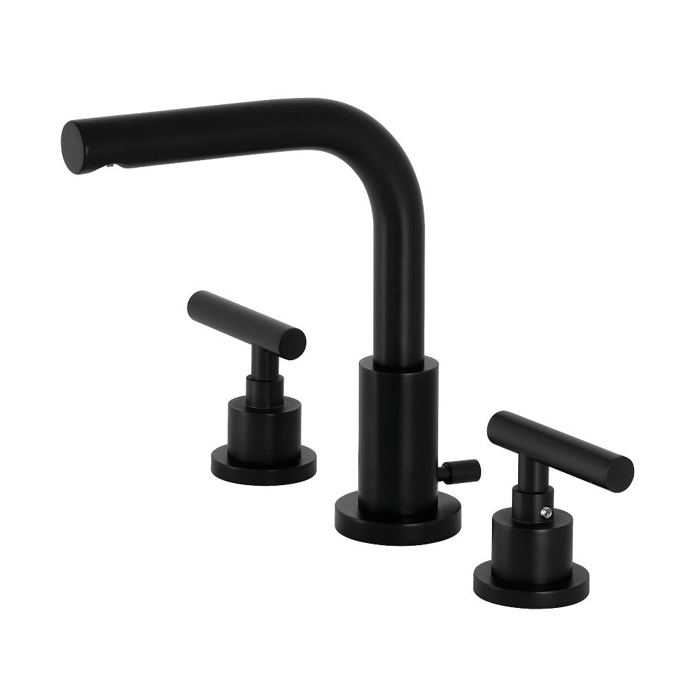 Manhattan Widespread Bathroom Faucet in Matte Black