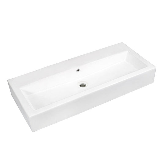 Anne 39.38 Inch Vessel Sink in White