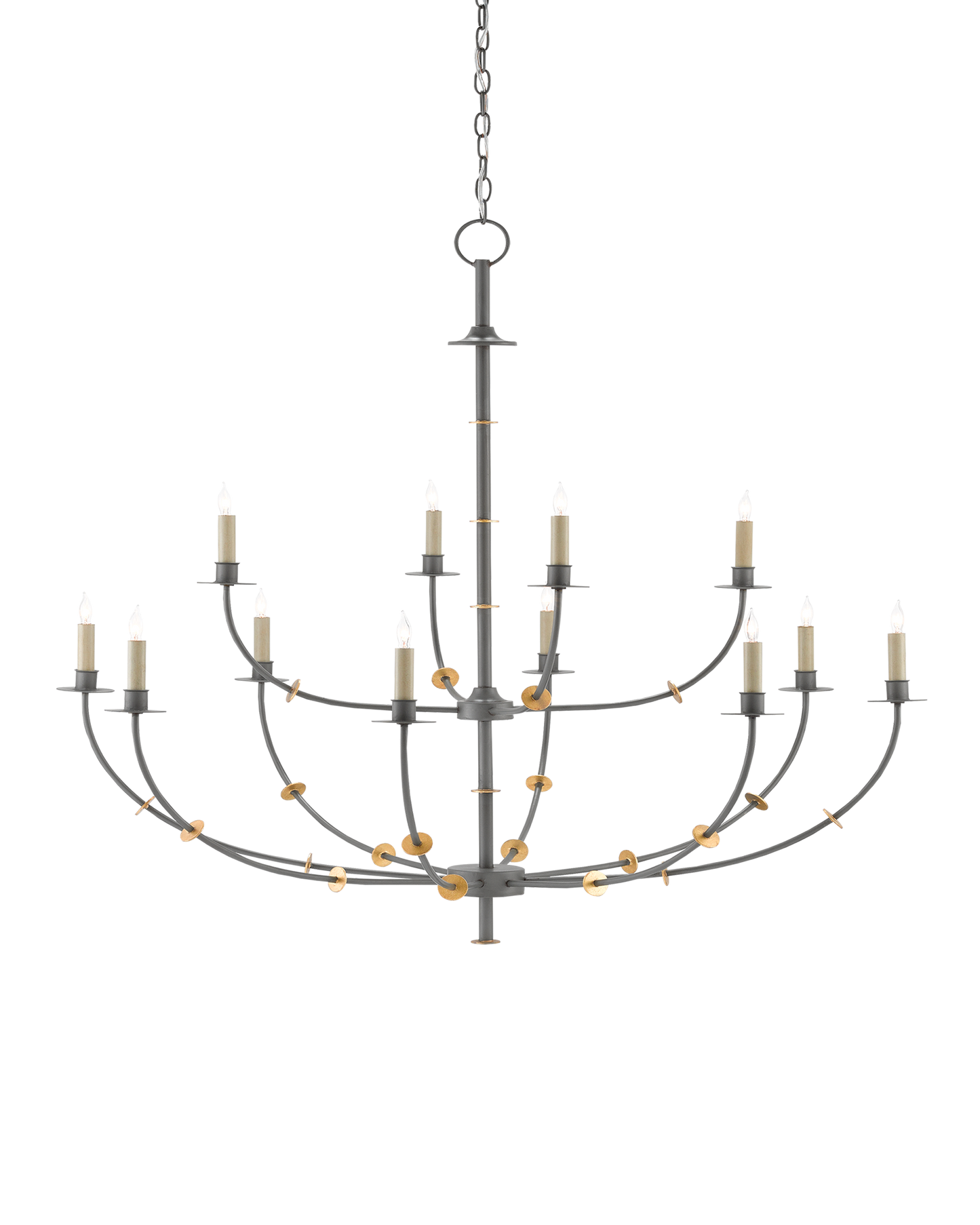 Balladier Gray Chandelier