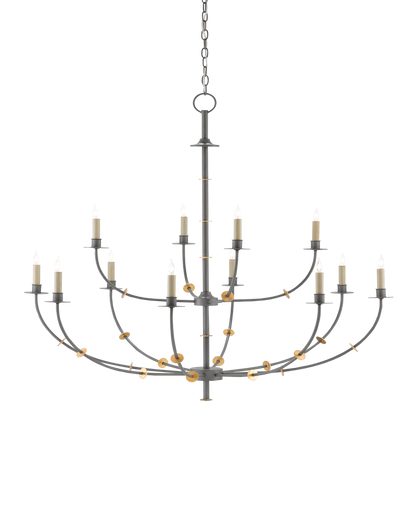 Balladier Gray Chandelier