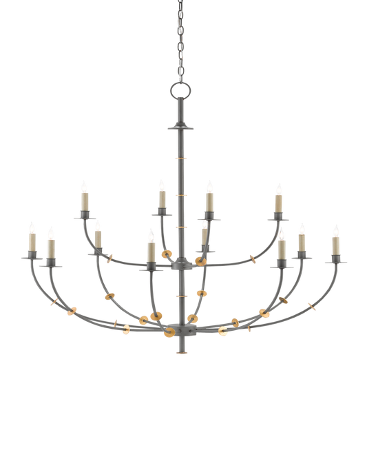 Balladier Gray Chandelier