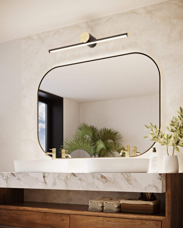 2-Tone Vanity wall sconce