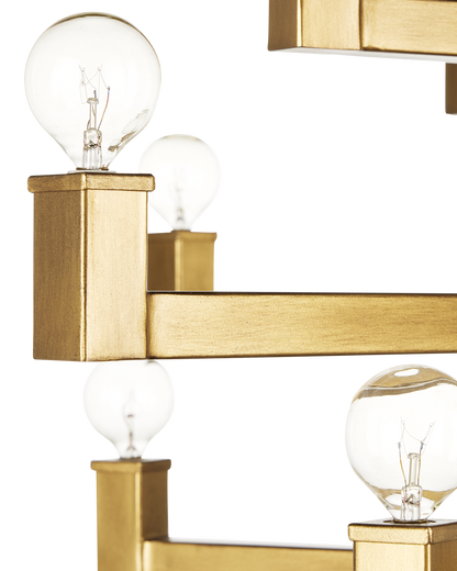 Andre Medium Brass Chandelier