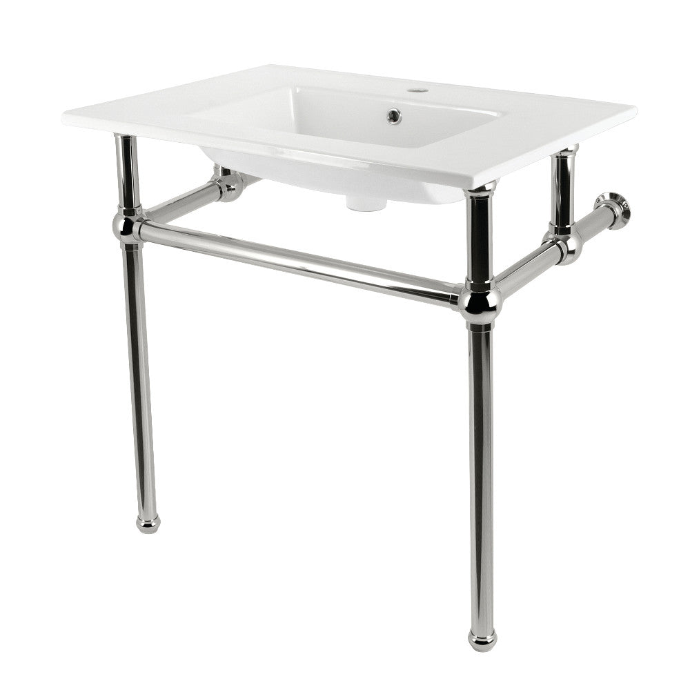 Templeton 31.13 Inch Console Sink in White