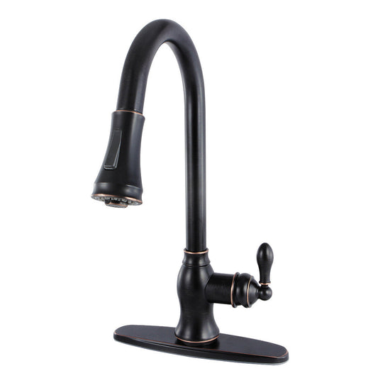 American Classic Pull-Down Kitchen Faucet in Naples Bronze
