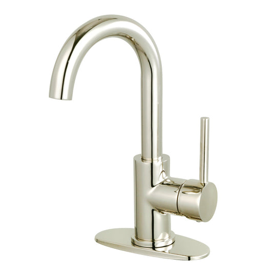 Concord Single-Hole Bathroom Faucet in Polished Nickel