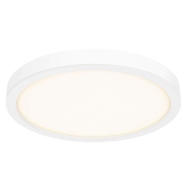 Round Flush Mount, universal 120V-347V, 0-10V dimming