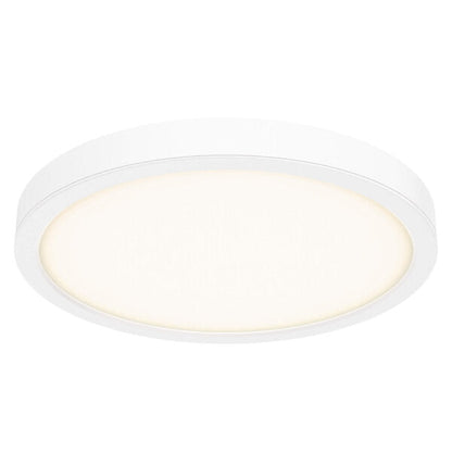 Round Flush Mount, universal 120V-347V, 0-10V dimming