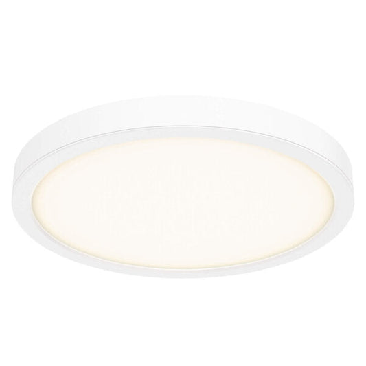 Round Flush Mount, universal 120V-347V, 0-10V dimming
