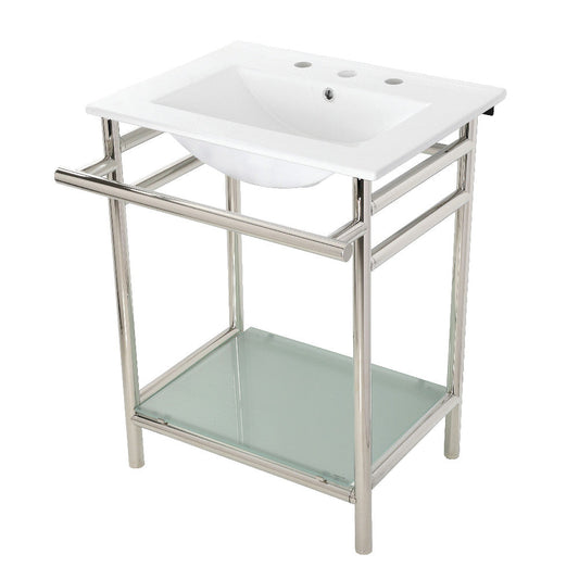 Sheridan 24 Inch Console Sink in White