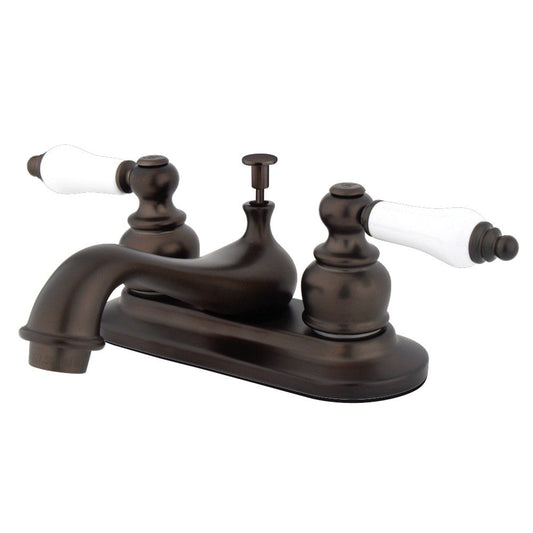 Restoration 4 Inch Centerset Bathroom Faucet in Oil Rubbed Bronze