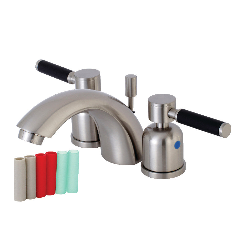 Kaiser Mini-Widespread Bathroom Faucet in Brushed Nickel