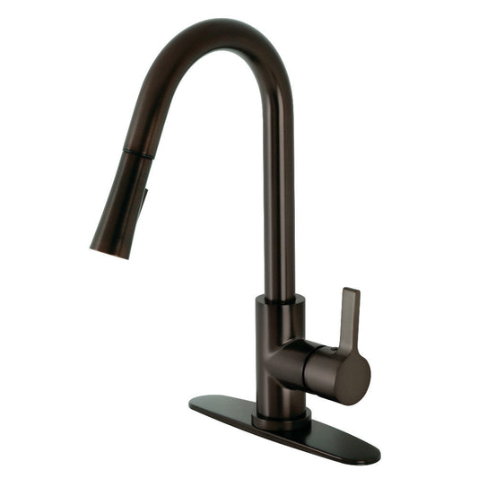 Continental Pull-Down Kitchen Faucet in Oil Rubbed Bronze