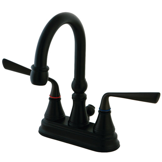 Silver Sage 4 Inch Centerset Bathroom Faucet in Oil Rubbed Bronze