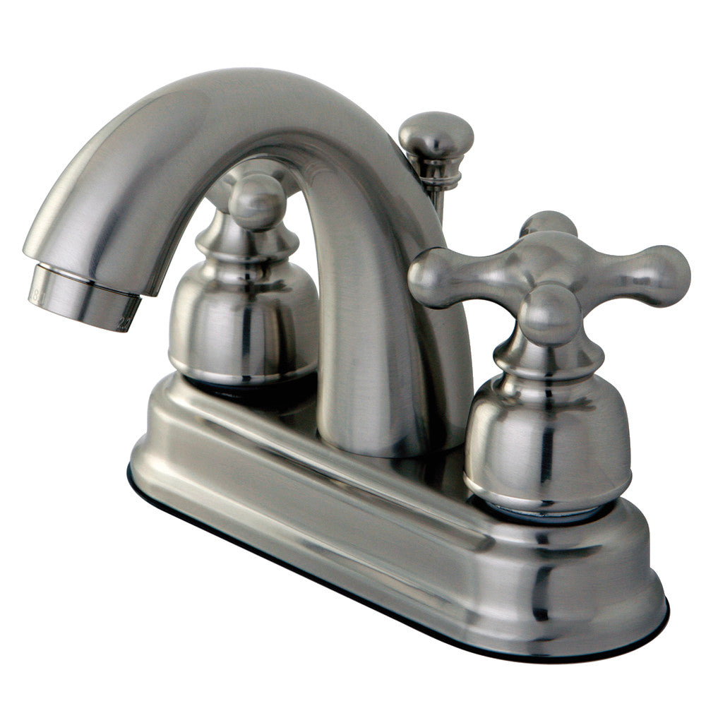 Restoration 4 Inch Centerset Bathroom Faucet in Brushed Nickel