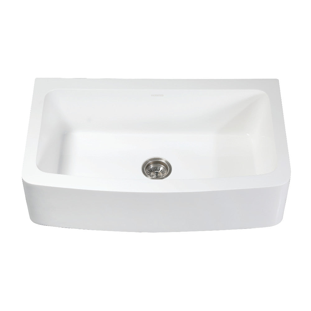 Arcticstone 36 Inch Farmhouse Kitchen Sink in White
