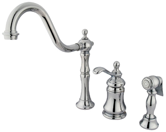 Templeton Widespread Kitchen Faucet in Polished Chrome