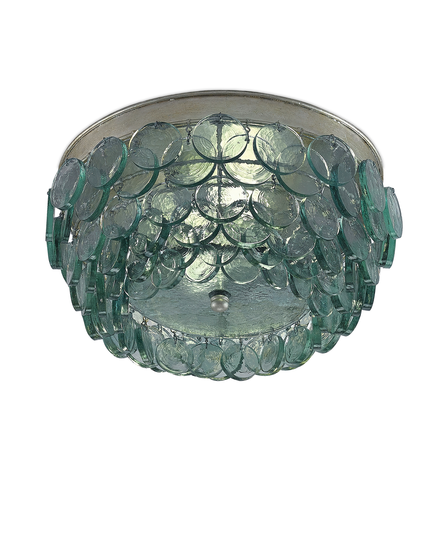 Braithwell Recycled Glass Flush Mount