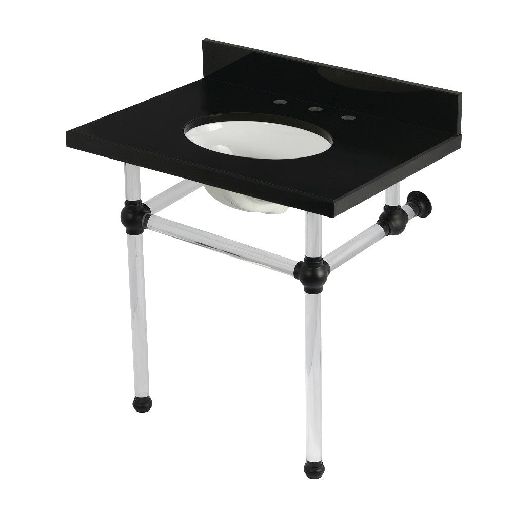 Templeton 30 Inch Console Sink in Black