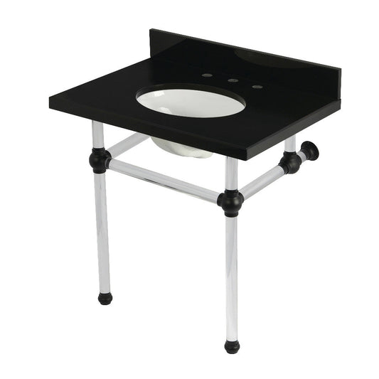 Templeton 30 Inch Console Sink in Black
