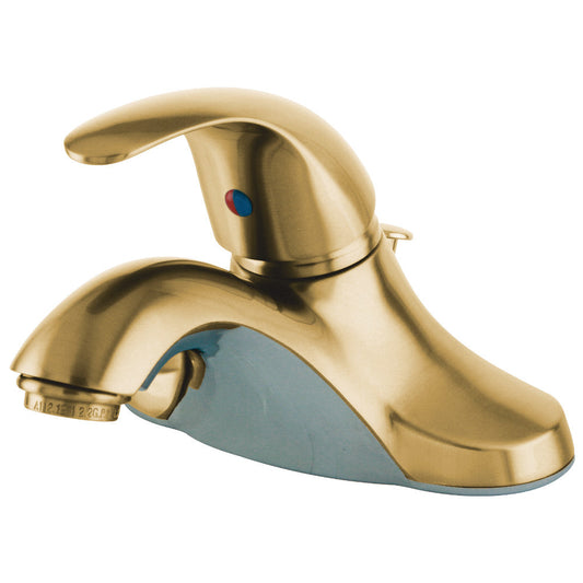 Legacy 4 Inch Centerset Bathroom Faucet in Polished Brass