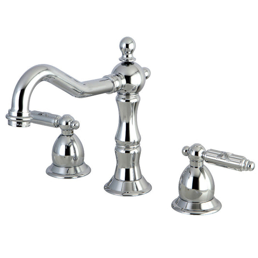 Heritage Widespread Bathroom Faucet in Polished Chrome
