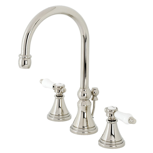 Bel-Air Widespread Bathroom Faucet in Polished Nickel