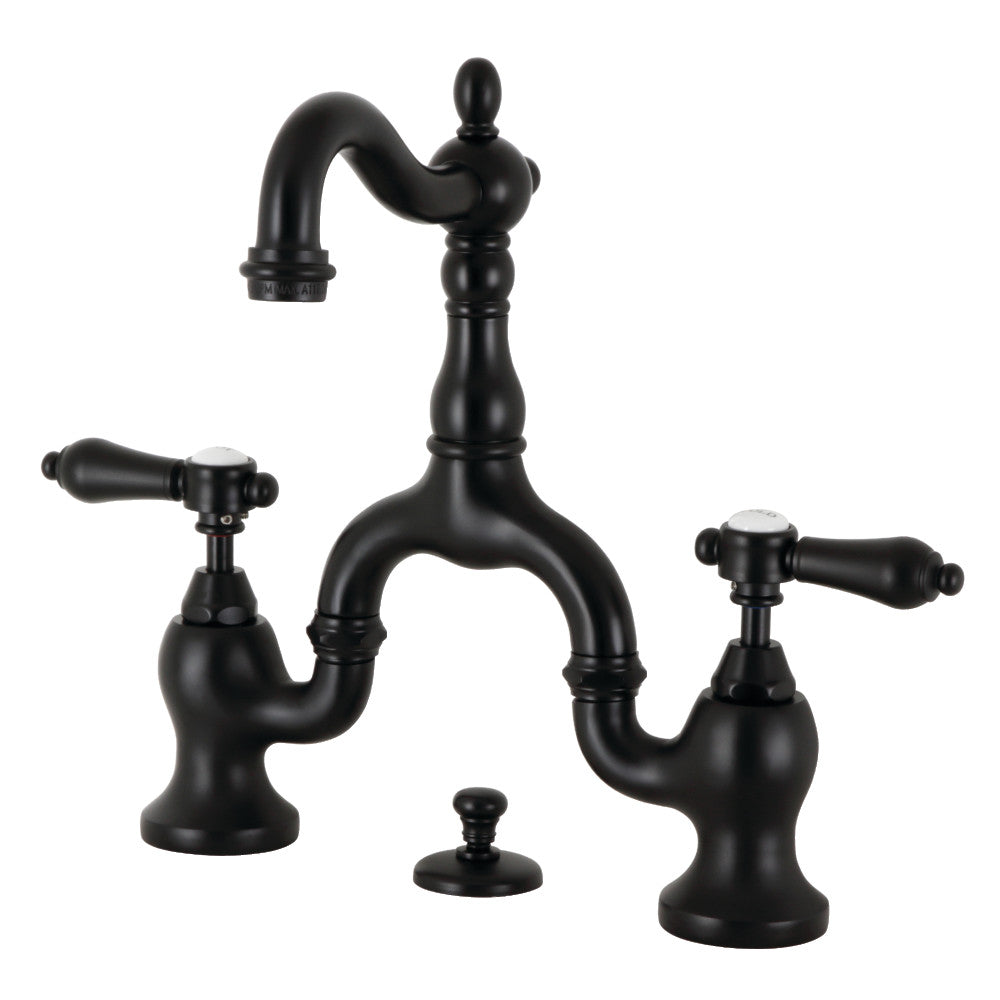 Heirloom Bridge Bathroom Faucet in Matte Black