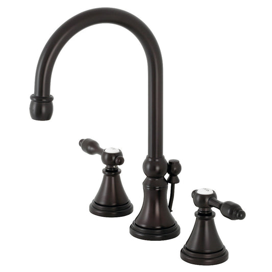 Tudor Widespread Bathroom Faucet in Oil Rubbed Bronze